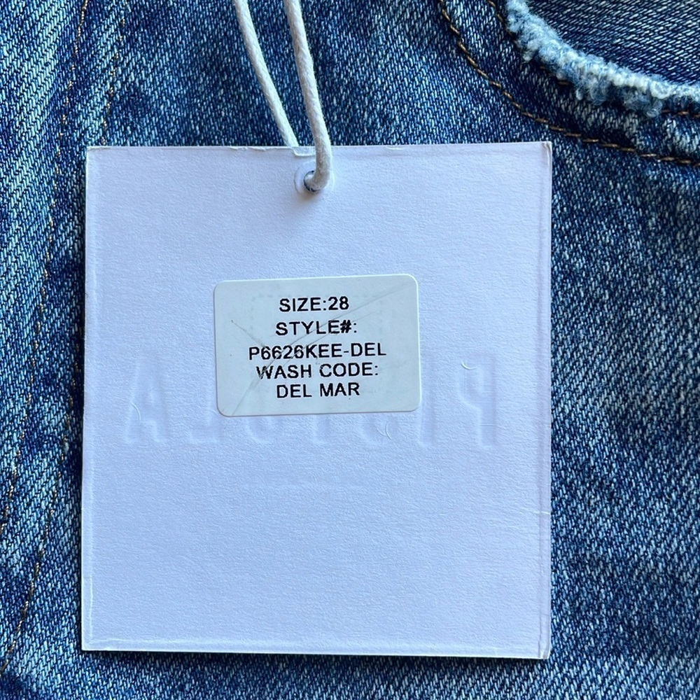 Pistola High Rise Distressed Blue Jeans - Picture 11 of 15